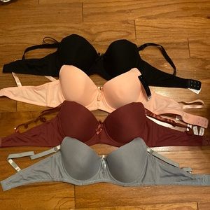 t shirt bra bundle! size 34 C